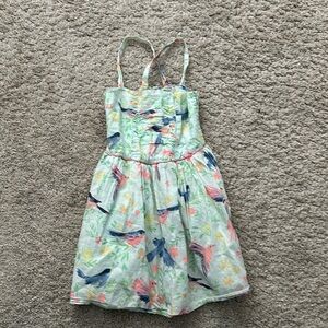 Cherokee summer dress 4/5T with bird pattern